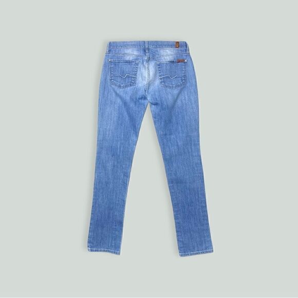 7 FOR ALL MANKIND Roxanne low-rise straight leg Size 28 - Picture 4 of 9